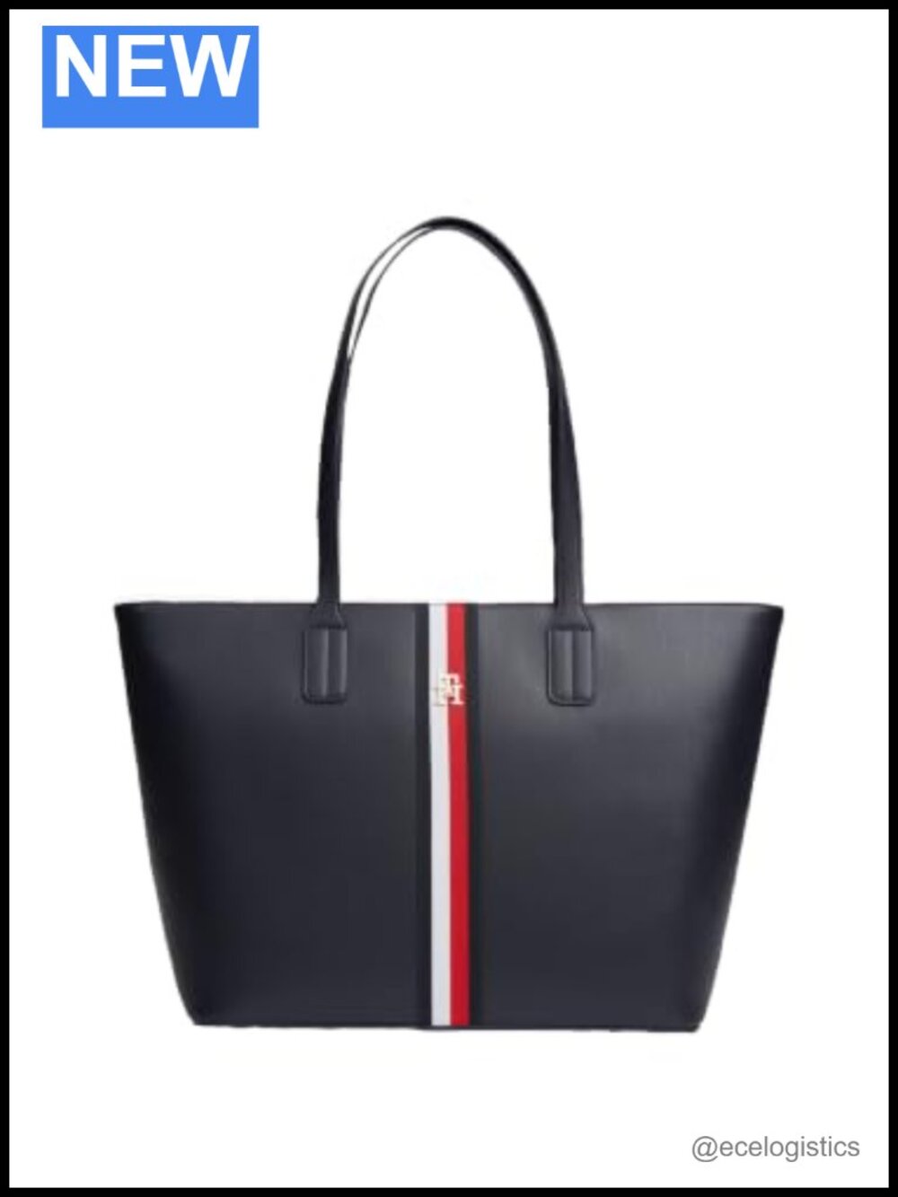 Large Tote Bag with Zipper and Internal Pocket for Women – Polyurethane Handbag